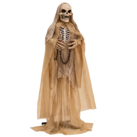 Decorate An Outdoor Skeleton For Halloween (Option: As picture)